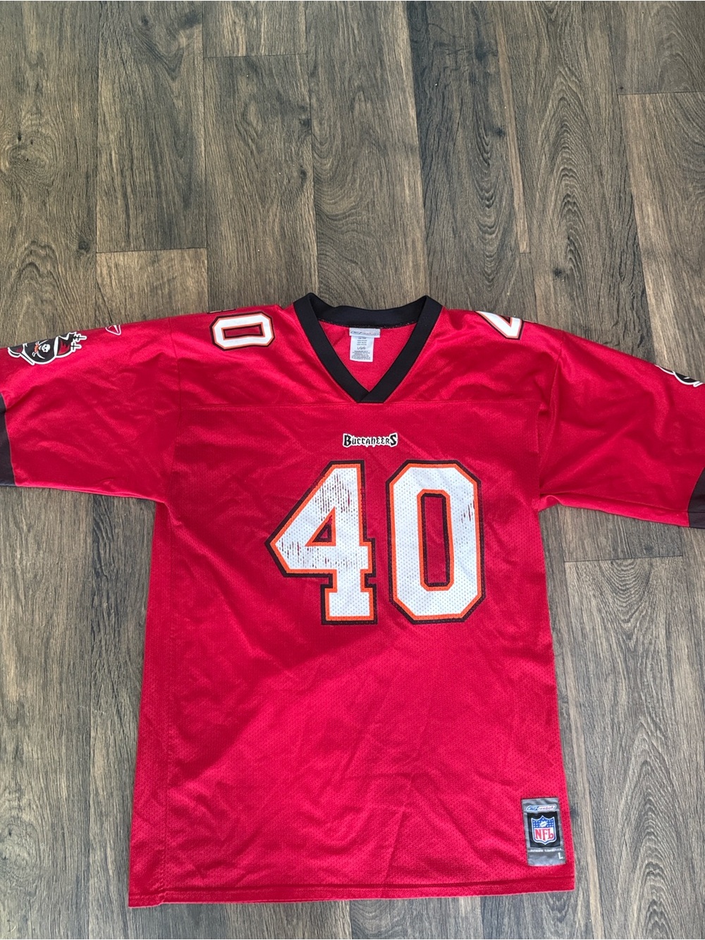 Tampa Bay Buccaneers Mike Allstott Reebok jersey
